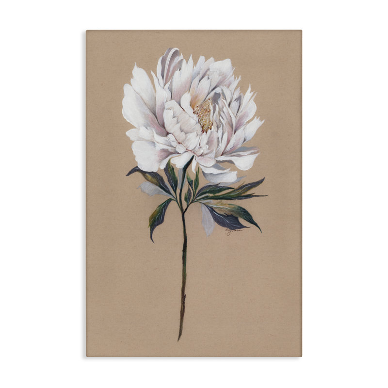 Toile de branche de fleur, design par Cady, H 45 po x l 30 po