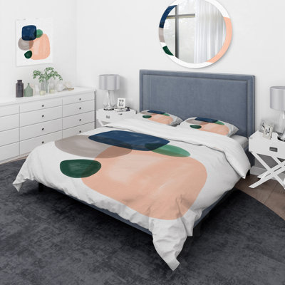 Minimal Retro Abstracts II - Modern Duvet Cover Set