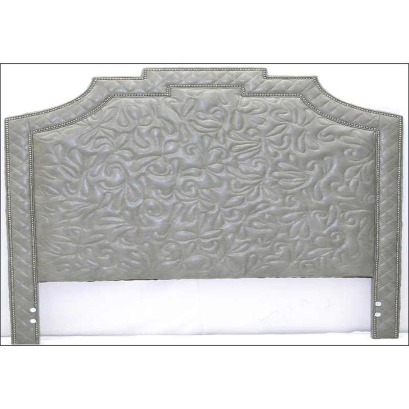 Upholstered Headboard, Alistair Black, Brushy Bayou, Old Gold E