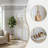 Freestanding Coat Rack With A Gold-tone Metal Frame And Marble Base, Suitable For Hats, Scarves, Jackets, And More