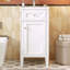 Meuble-lavabo autoportant de style français avec lavabo en céramique-846912222