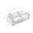Nand Corduroy Sofa Couch, Deep Seat Couches For Modern Living Room/Apartment/Office-106209429