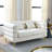 Modern Oversized 2 Seater Sectional Sofa with Deep Seating Comfort