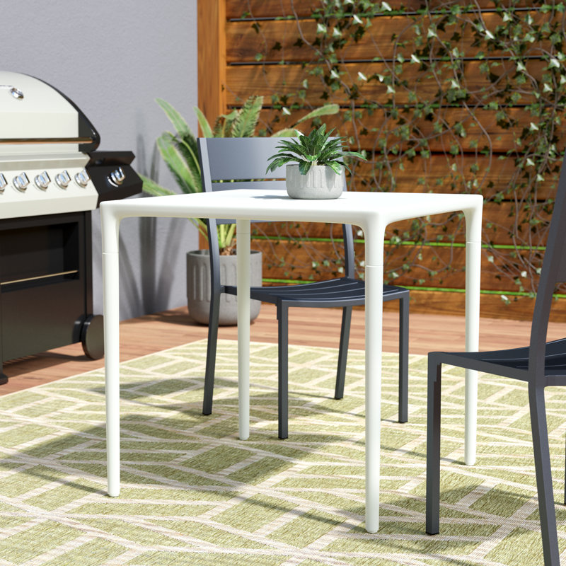 Table de salle à manger Del Mesa, Blanc