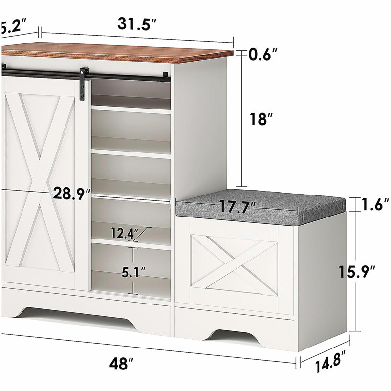 Armoire à chaussures grande capacité