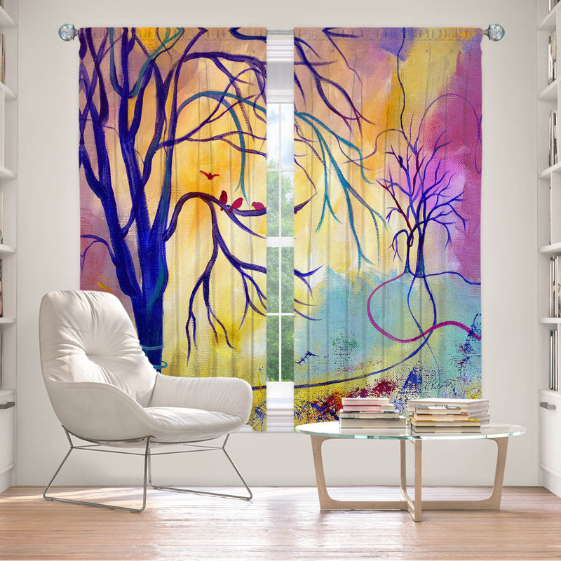 Colombes Room Darkening Curtain Pair, 40" W x 82" L