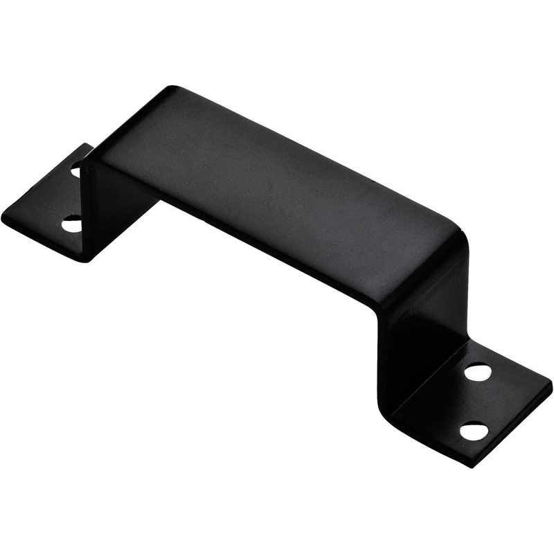 Door Close, Black, 0.19" H x 1.5" W x 6.4" D