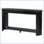Console moderne en placage de chêne avec 3 tiroirs et tablette-1854595388