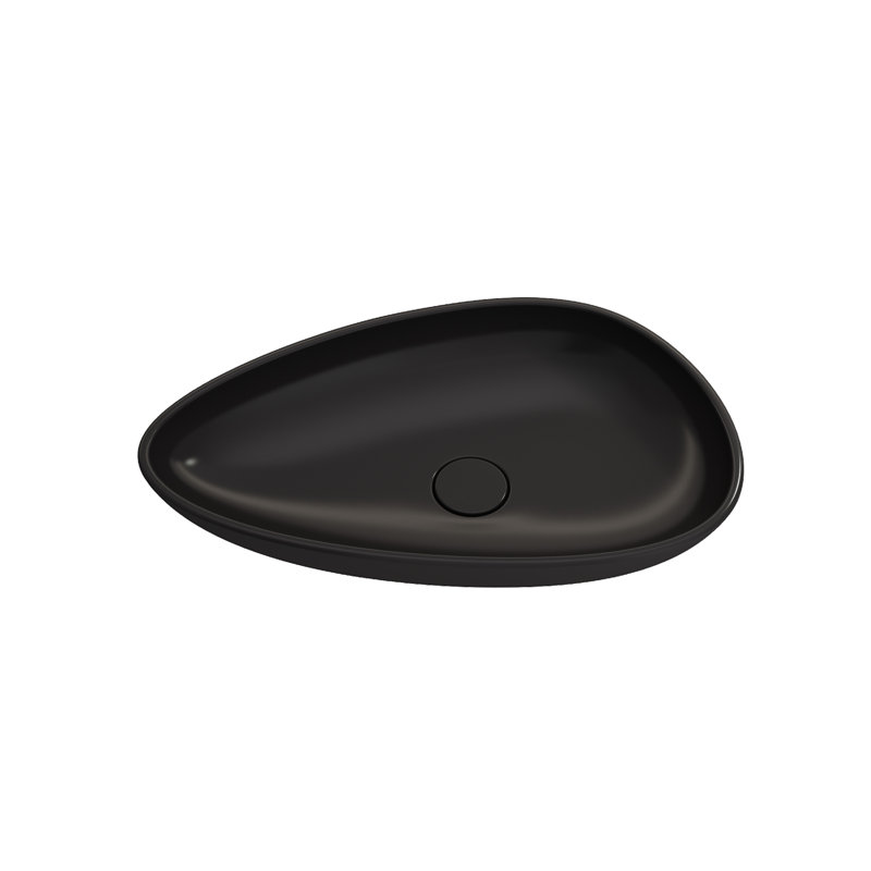 Etna 22.8'' L Bathroom Sink, Matte Black