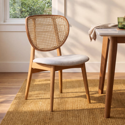 Modern Brazilian Joelma Cane Side Chair