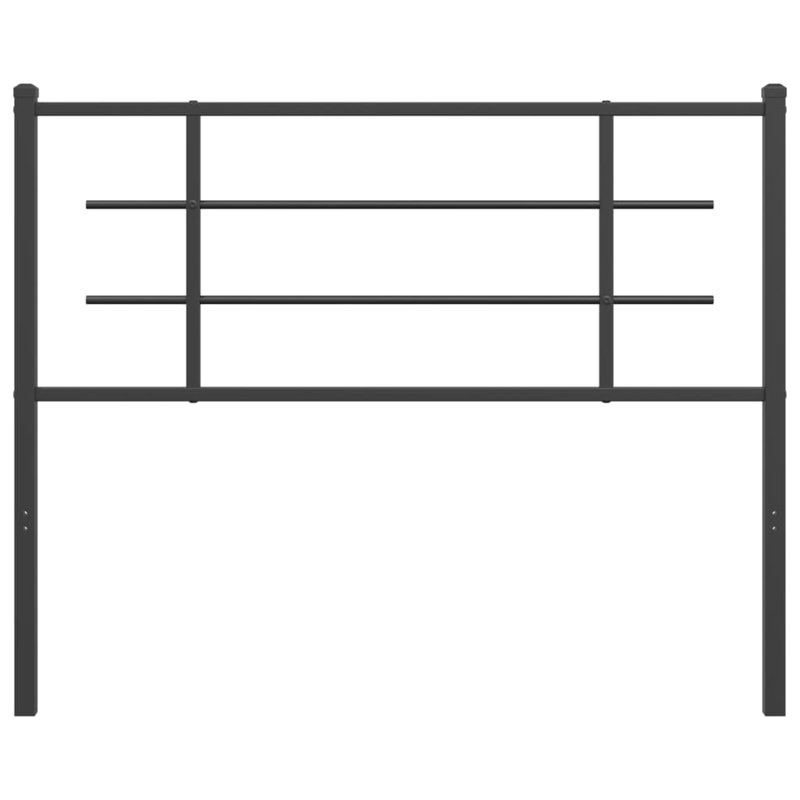 Vidaxl Metal Replace Headboard Black 75 Cm, 90 x 112 cm