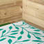 Gillian 1.5M X 2.1M Red Ochre Leaves Large Outdoor Alfresco Patio Rug Mat-125188599