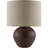 Ceramic Table Lamp with Linen Drum Shade-689099634
