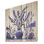 «Mauve Boho Pottery Blooms IV - Boho Pottery» sur impression sur bois-1216078897