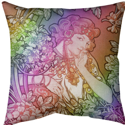 Coussin Alfons Mucha