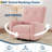 Oversized Swivel Rocker Recliner Chair, 360° Glider Recliner for Adults, Linen Upholstered Chair for Living Room-702794478