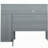 Classic Office Desk with Storage, Grey