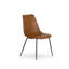 Chaise d'appoint rembourrée en similicuir Saairah-1989481884