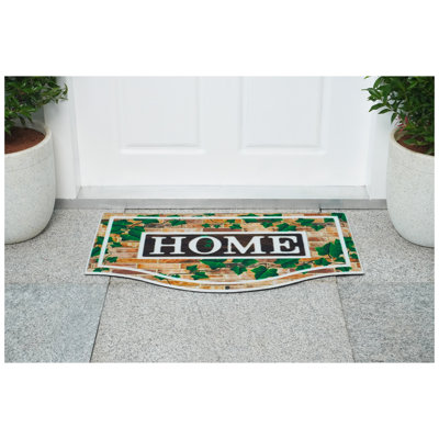 Paillasson multicolore Foliage Home 18 po x 30 po