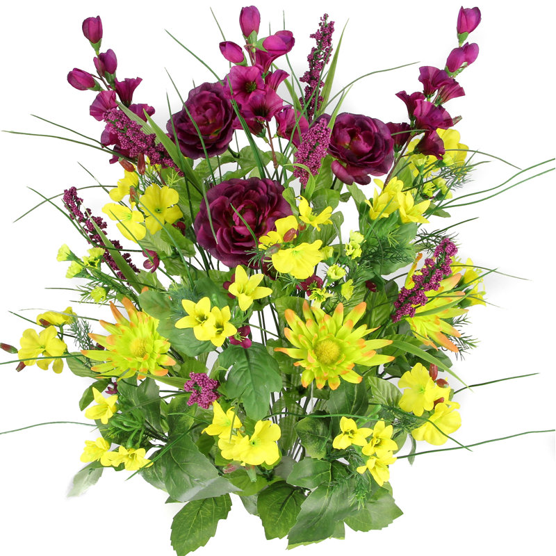 Mixed Assortment Arrangement, Grape Mix, 32" H x 18" W x 12" D