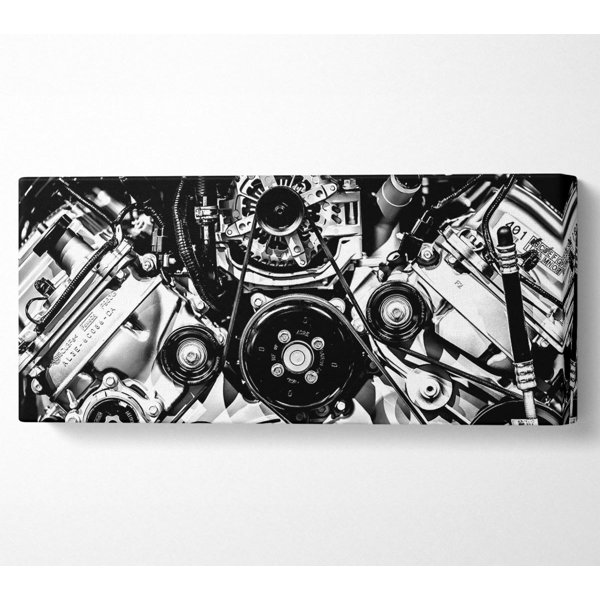 Borough Wharf Big Block Engine - Wrapped Canvas Art Prints | Wayfair.co.uk