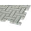 Carreau de mosaïque de mur et de plancher en marbre poli 1 po x 3 po Yarn Yarn-40586351