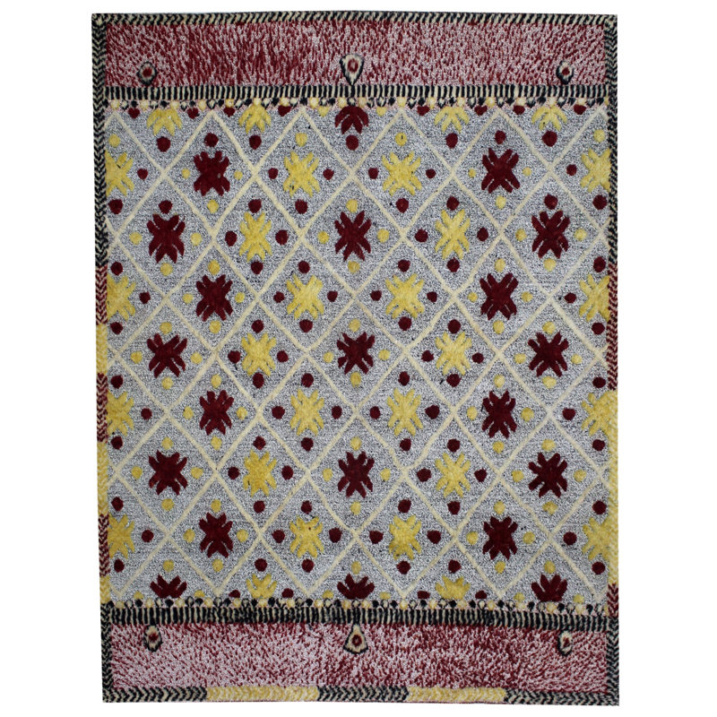 Miara Rectangle 260 cm x 303 cm Geometric Hand Woven Area Rug
