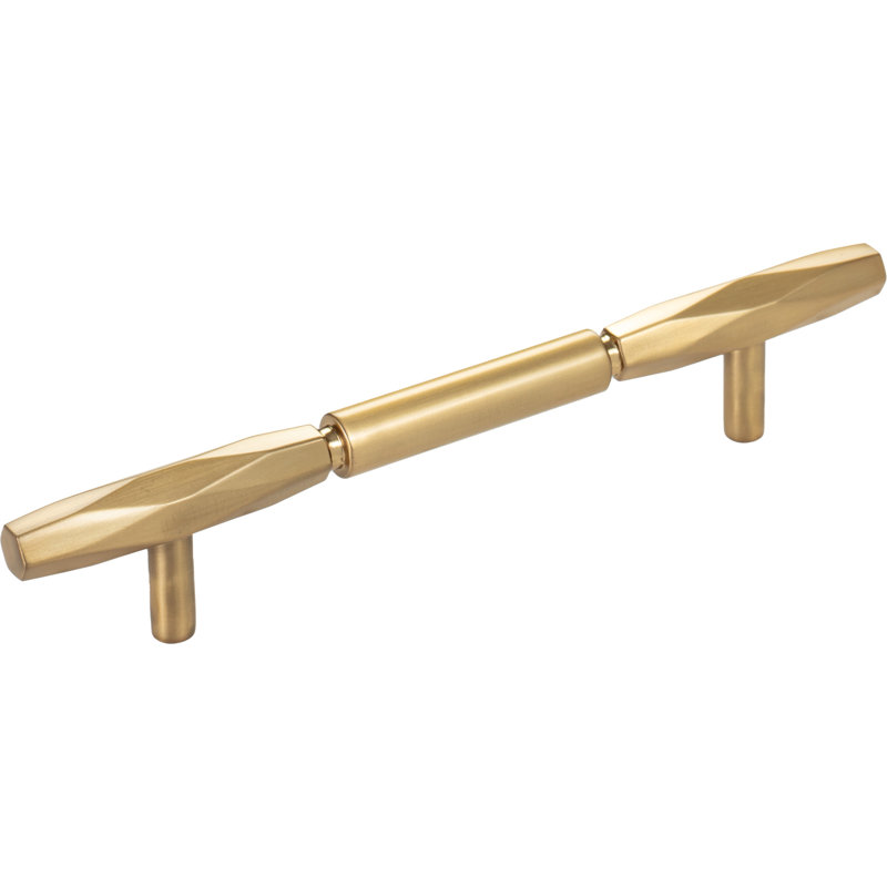 Honey Bronze Polished Bar Pull with Mounting Hardware