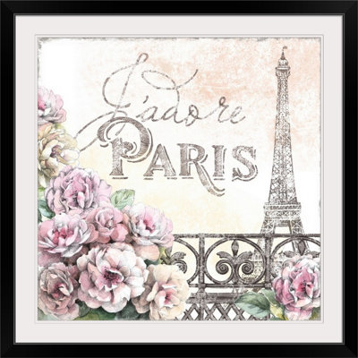 « iii », reproduction d’impression en forme d’art Paris Roses