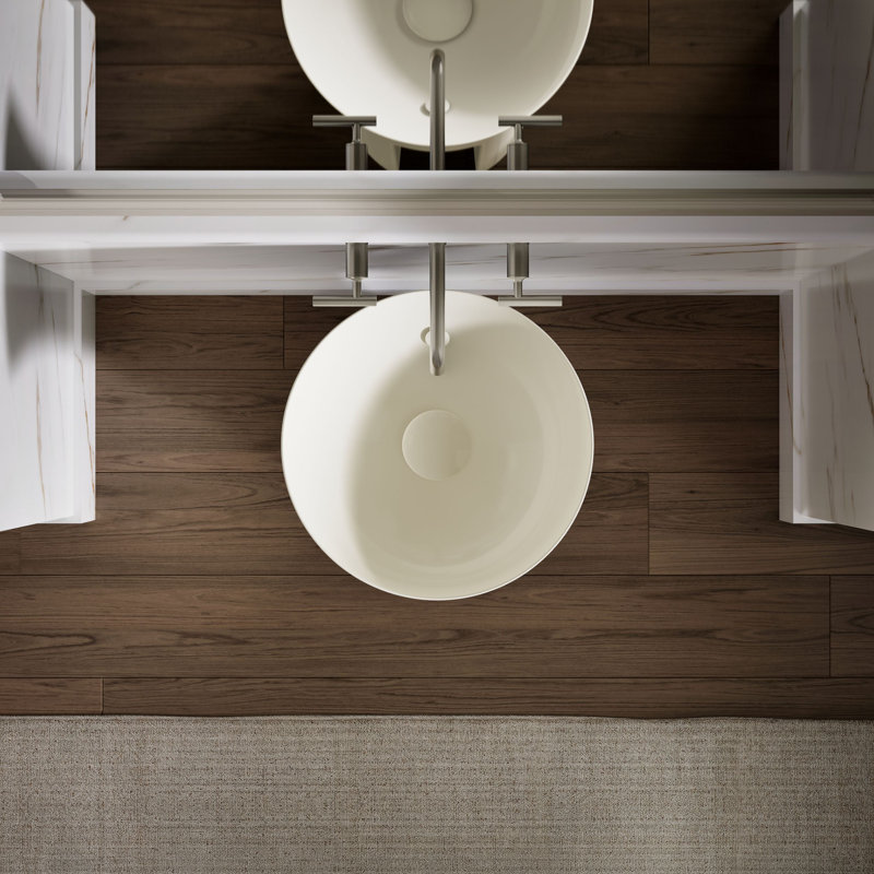 Veil® Pedestal Lavatory, Biscuit