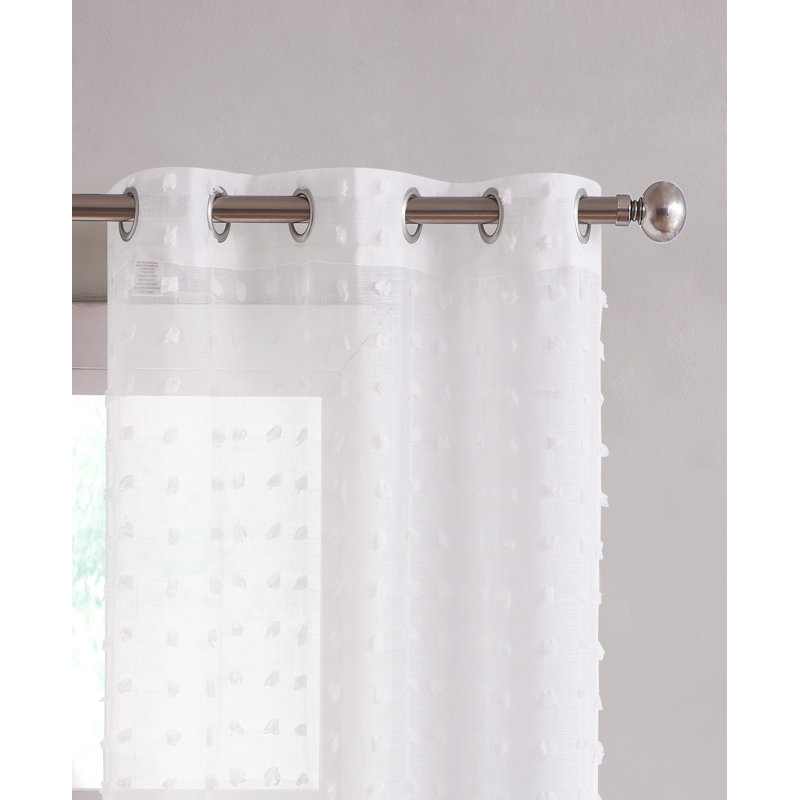 Marsha Semi Sheer Curtain Pair, 96"