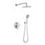 Pomme de douche double pour salle de bain avec valve brute-83208554