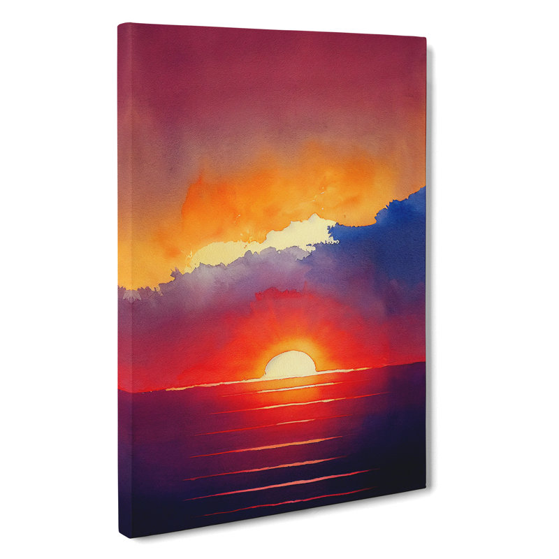 The Daring Sunset - Wrapped Canvas, 50cm H x 35cm W x 3cm D