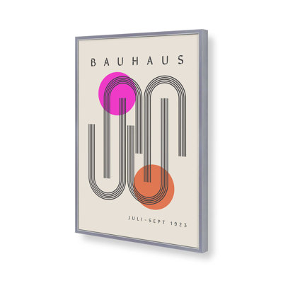 Imprimé de style Bauhaus simplifié