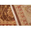Tapis oriental brun / brun clair en laine noué à la main 9 pi x 12 pi Silke