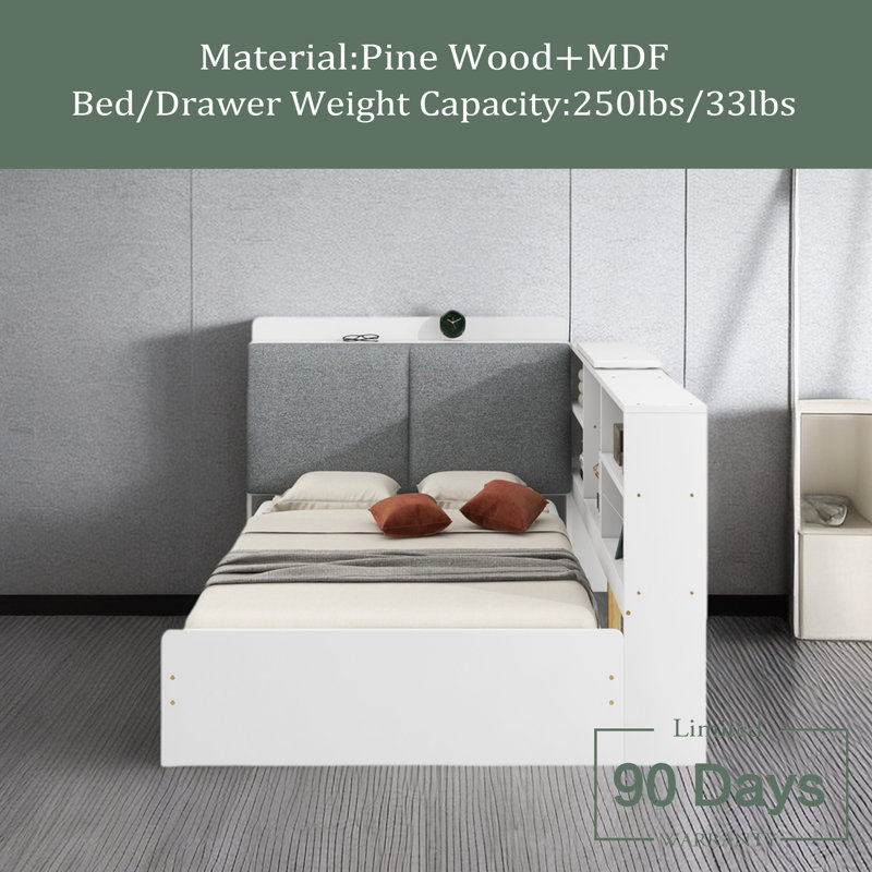 Solfrid Daybed, White