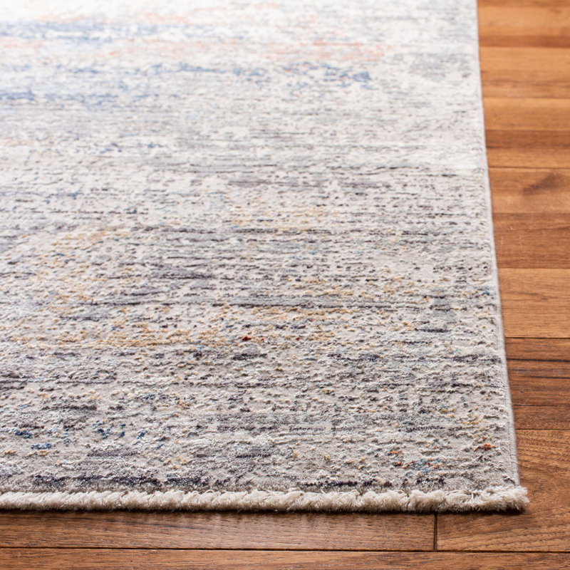 Tapis gris clair Adal, Rectangle 4 pi x 6 pi