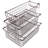 3 Storage Bins - Basket Set for Storage - Small, Medium, and Large Organizers-2025899827