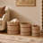Cole and Grey Dried Plant Woven Brown Decorative and Functional Storage Basket Set