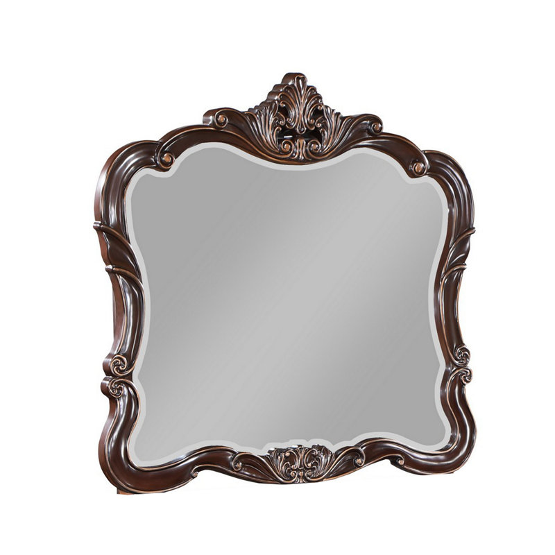 Leon Solid Wood Rectangle Mirror