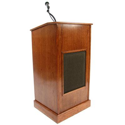 44.25'' Wood Full Podium with Wheels