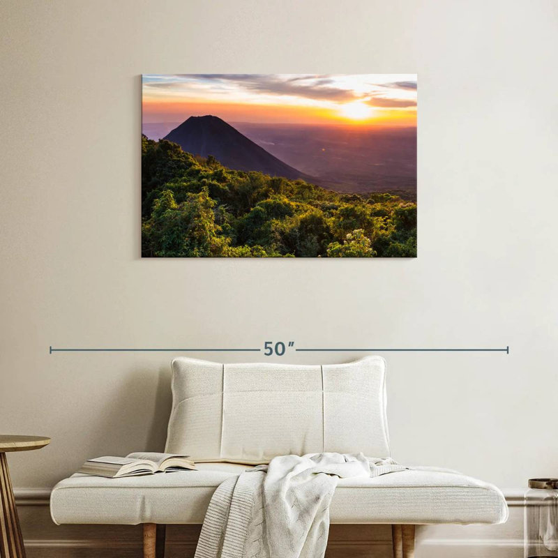 Harpa Cerro Verde Volcano, 24" H x 36" W