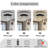 Dia 20inch Modern Crystal Chandelier Crystal Ceiling Light Fixtures LED Flush Mount Ceiling Light for Living Room Bedrooms Dining Room Dimmable 2700k 4500k 6000k-951655253-951655252