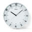 Horloge murale ronde gris clair pour le salon