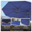 Parasol double 14,8 pi Outsunny