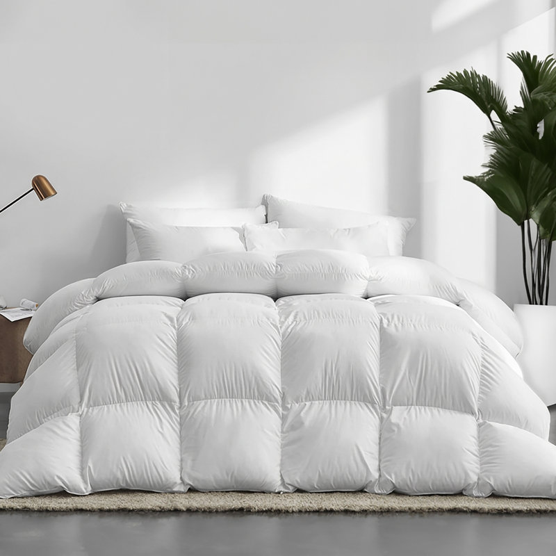 Édredon en duvet d'oie blanche de 600 l, Double