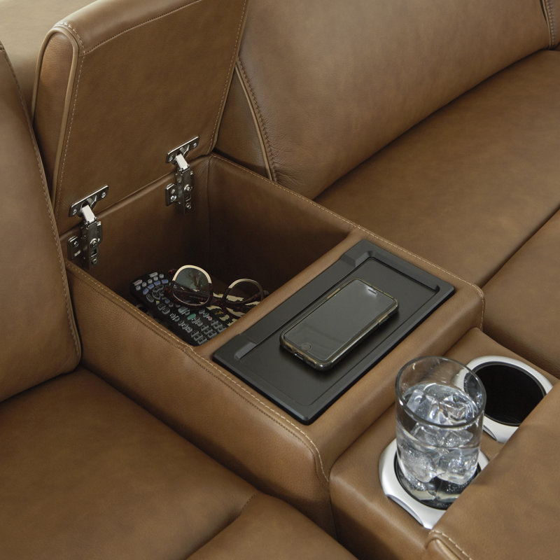 Rally-Up 2-Piece Power Reclining Sectional Loveseat With Console