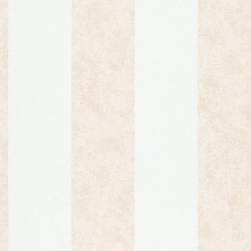 Flora Collection Thick Stripe Wallpaper Roll, Beige