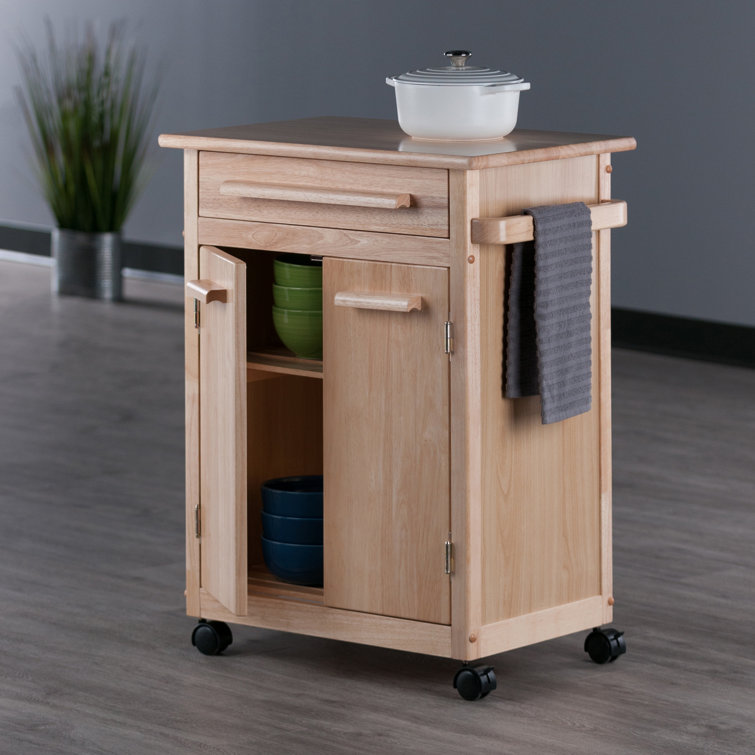 Red Barrel Studio® VicenniaKitchen Island on Wheels - Portable Kitchen Cart