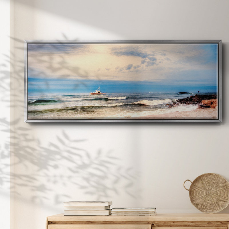 Cap sur la mer - Toile encadrée